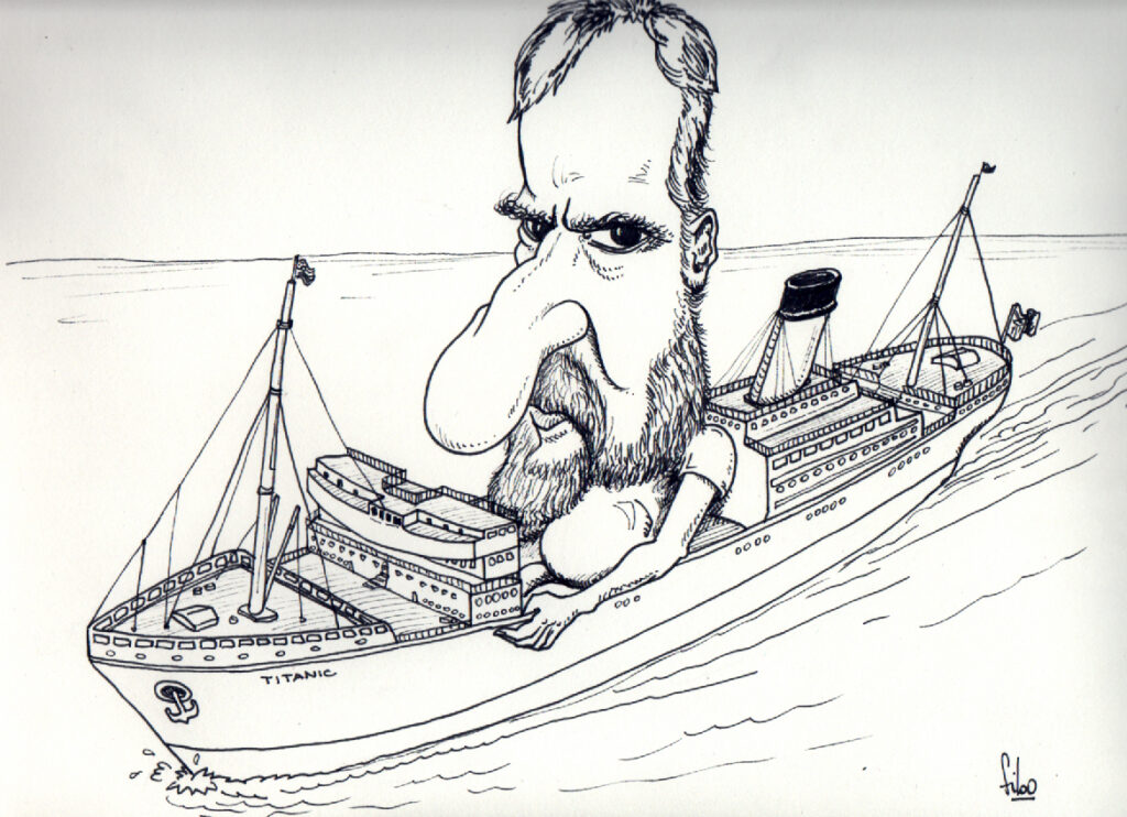 Bateau qui coule.